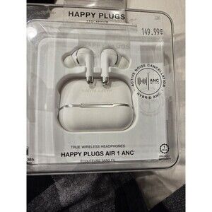 Happy Plugs Air 1 ANC (active noise cancelling) - White - Wireless Earbuds